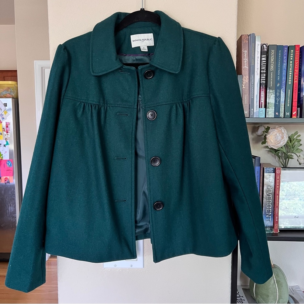 Banana Republic wool blend coat